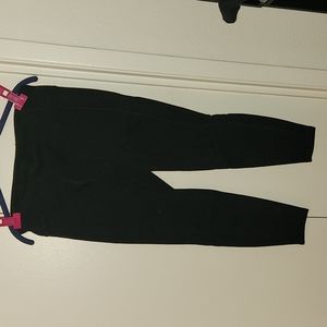 Athleta black fleece-lined leggings